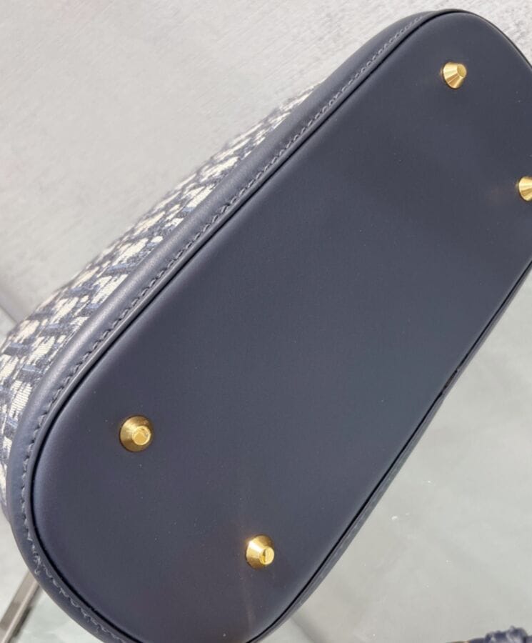 Dior Medium C’Est Dior Bag Dark Blue - Image 6