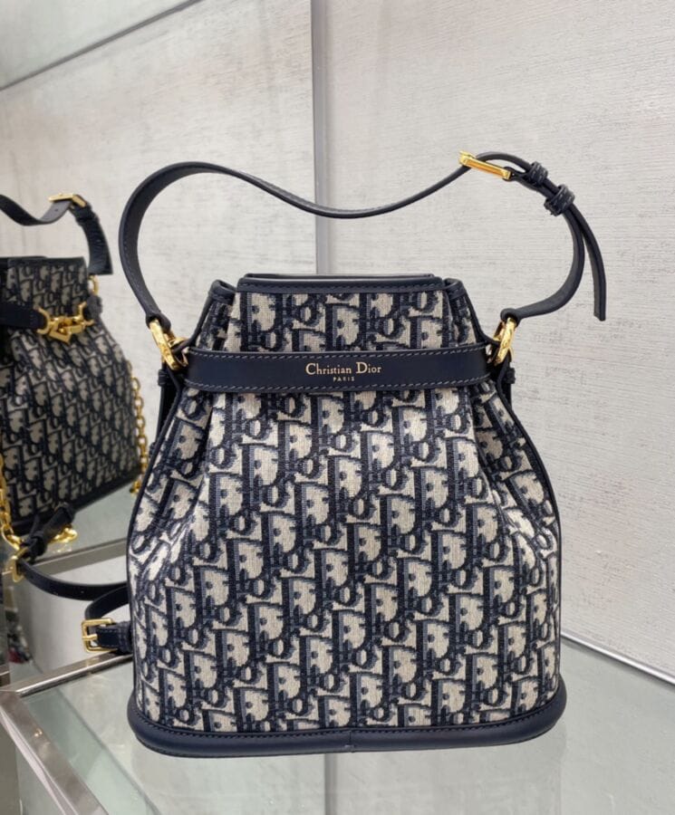 Dior Medium C’Est Dior Bag Dark Blue - Image 4