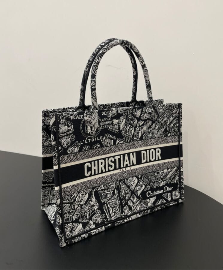 Dior Medium Dior Book Tote Black - Image 3