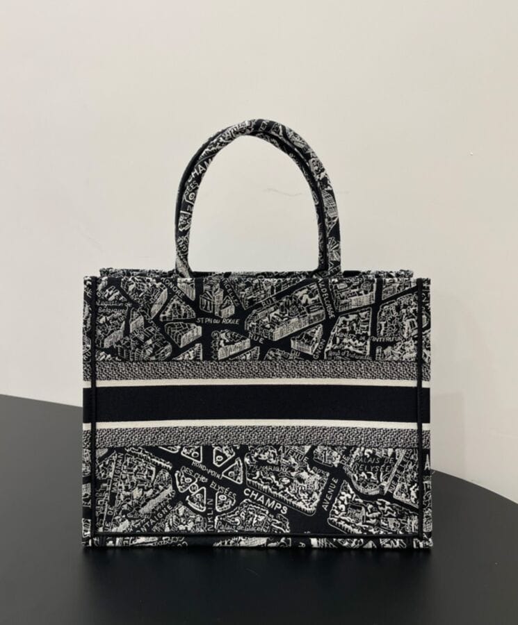 Dior Medium Dior Book Tote Black - Image 2