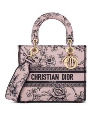 Dior Medium Lady D-Lite Bag Cream