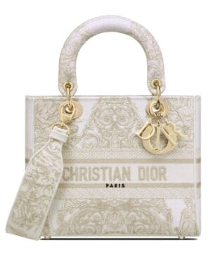 Dior Medium Lady D-Lite Bag Golden