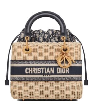 Dior Medium Lady Dior Bag Dark Blue