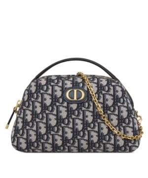 Dior Mini 30 Montaigne D-Cosy Bag Dark Blue