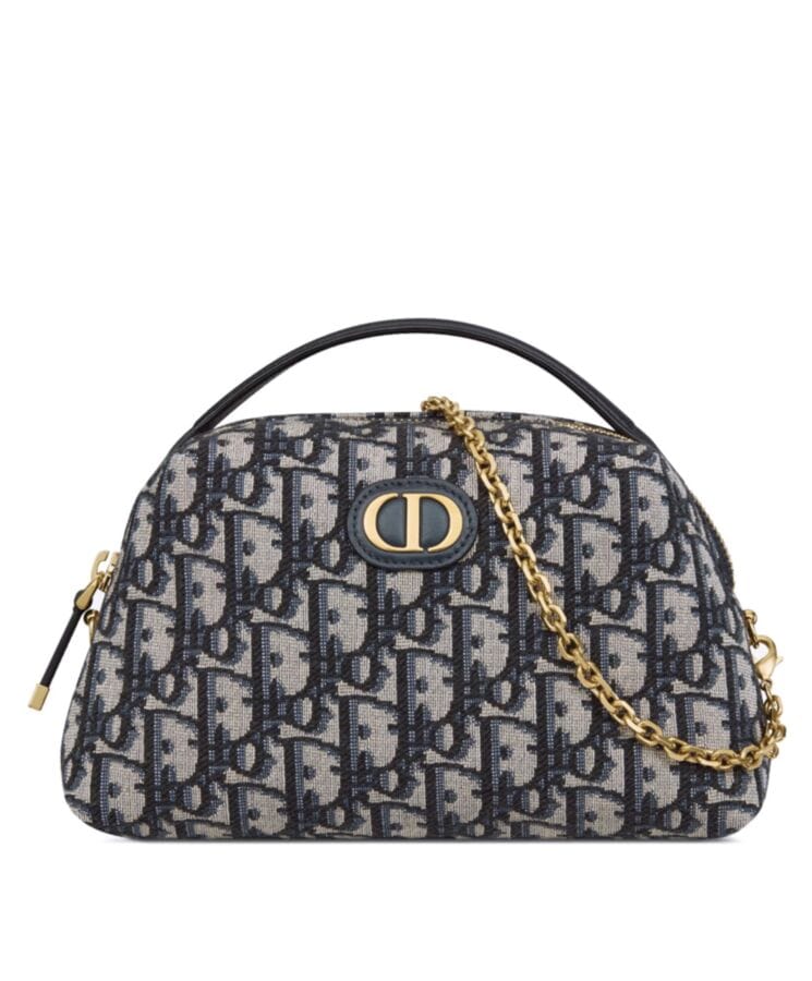 Dior Mini 30 Montaigne D-Cosy Bag Dark Blue