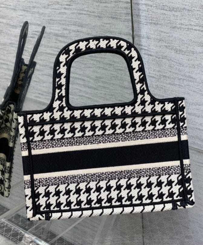 Dior Mini Dior Book Tote Black - Image 7