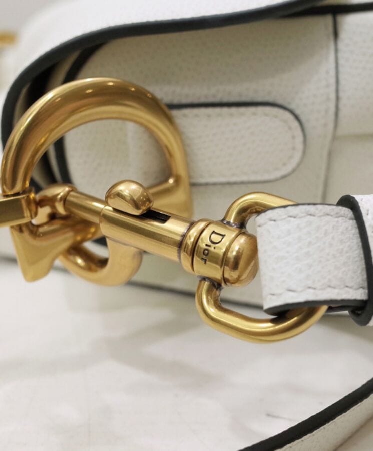 Dior Mini Saddle Bag With Strap - Image 7