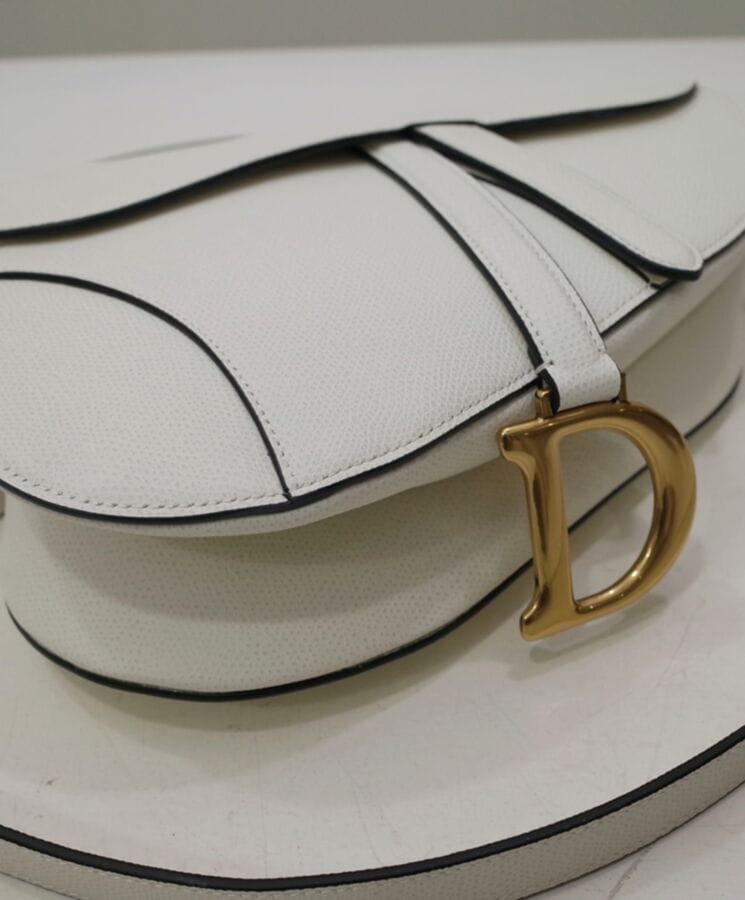 Dior Mini Saddle Bag With Strap - Image 6