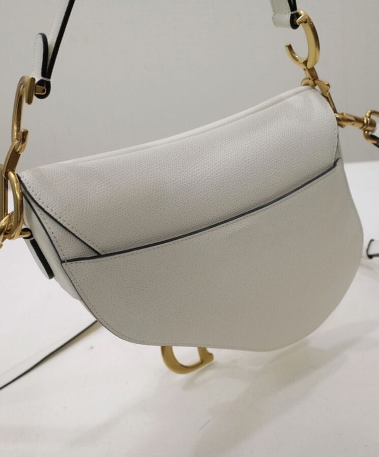 Dior Mini Saddle Bag With Strap - Image 5