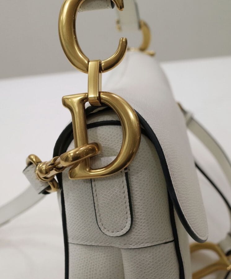 Dior Mini Saddle Bag With Strap - Image 2