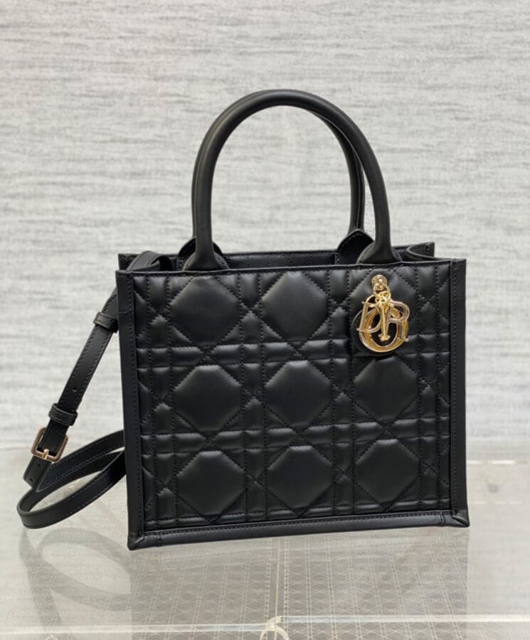 Dior Small Dior Book Tote Black - Image 4