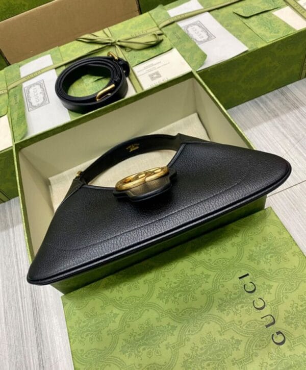 Gucci Aphrodite Small Shoulder Bag 735106 Black - Image 5