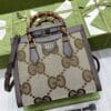 Gucci Diana Jumbo GG Small Tote Bag 660195 Dark Coffee - Image 4