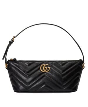 Gucci GG Marmont Shoulder Bag 739166 Black