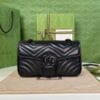 Gucci GG Marmont Small Shoulder Bag Black - Image 4