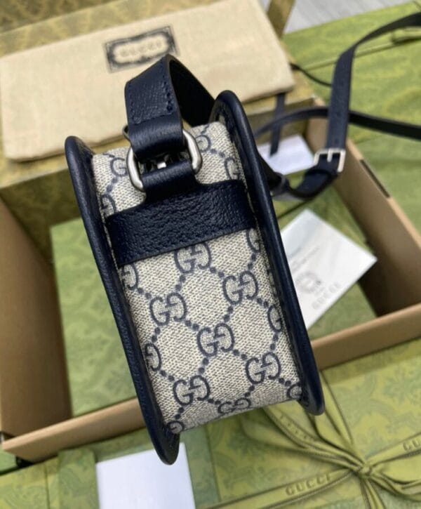 Gucci GG Shoulder Bag 658572 Dark Blue - Image 3