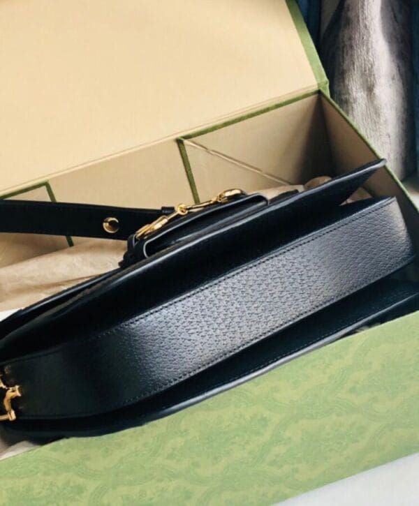 Gucci Horsebit 1955 Shoulder Bag 602204 Black - Image 5