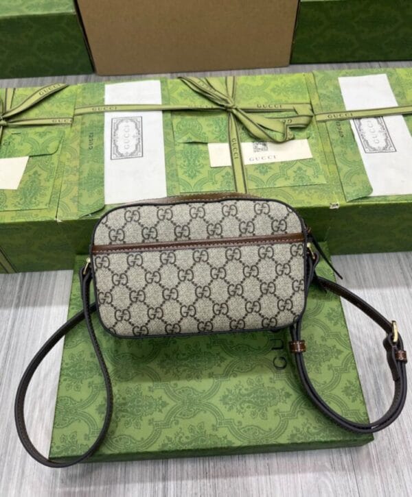 Gucci Horsebit 1955 Small Shoulder Bag 760196 Coffee - Image 2