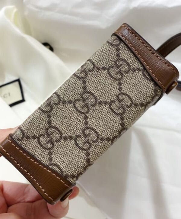 Gucci Horsebit 1955 mini bag 625615 Coffee - Image 2