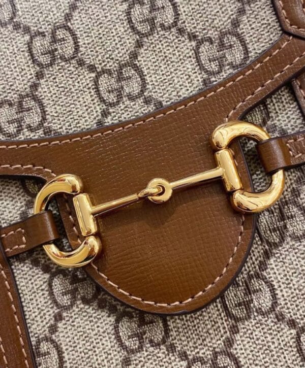 Gucci Horsebit 1955 mini bag 625615 Coffee - Image 3