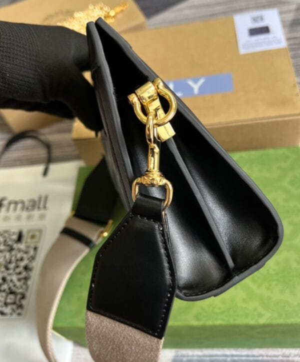 Gucci Matelasse Leather Shoulder Bag 702200 Black - Image 5