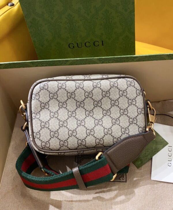 Gucci Mini Borsa Ophidia GG 746308 Dark Coffee - Image 6