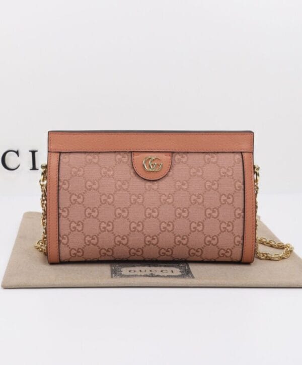 Gucci Ophidia GG Small Shoulder Bag 503877 Pink - Image 4