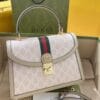 Gucci Ophidia Small GG Top Handle Bag Cream - Image 4