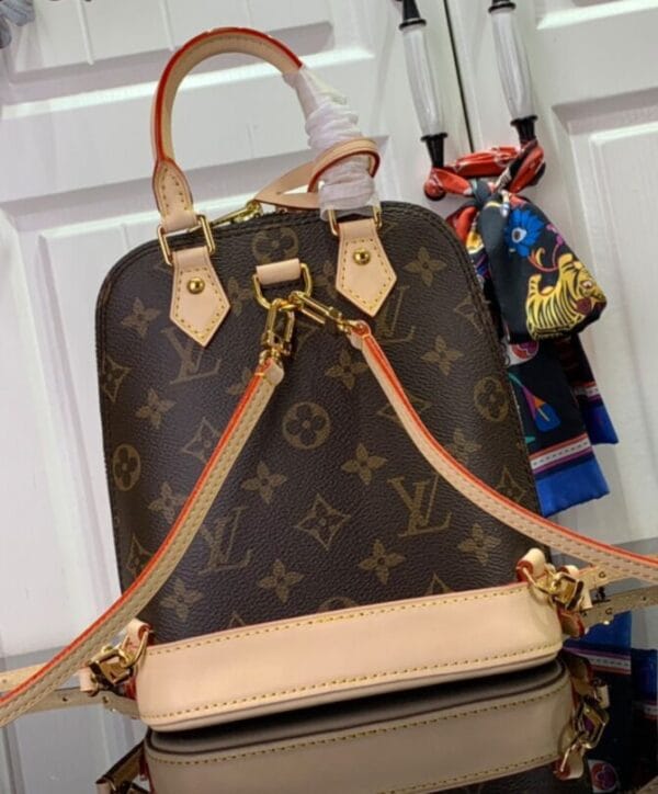 Louis Vuitton Alma Backpack M47132 Brown - Image 3