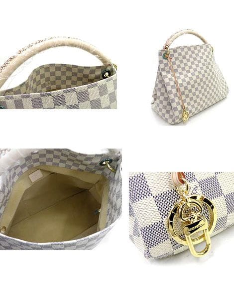 Louis Vuitton Damier Artsy N41174 White - Image 2