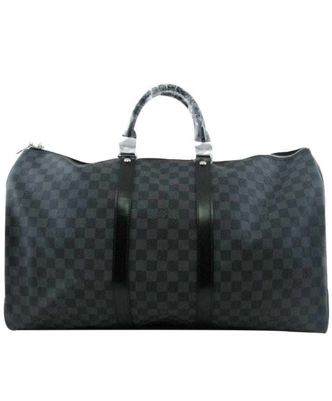Louis Vuitton Damier Graphite Canvas Keepall N41413 Black - Image 2