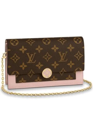 Louis Vuitton Flore Chain Wallet M67404 M67405