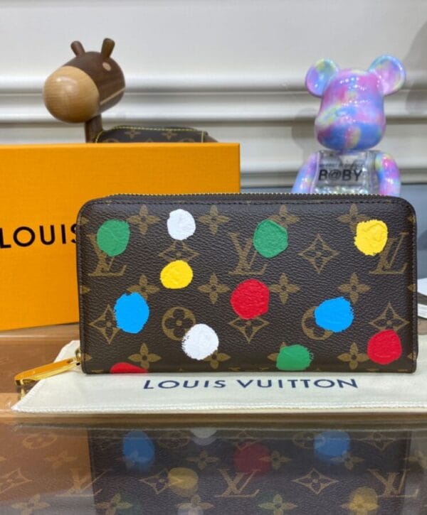 Louis Vuitton LV x YK Zippy Wallet M81864 Brown - Image 4