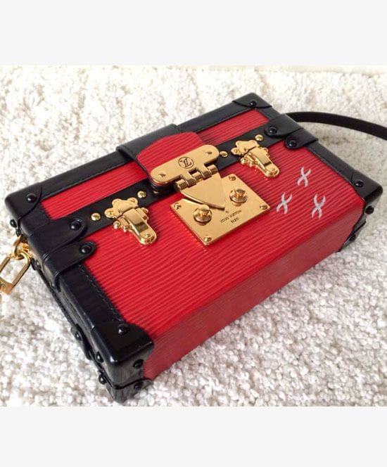 Louis Vuitton Monogram Petite Malle Tags M50013 Red - Image 3