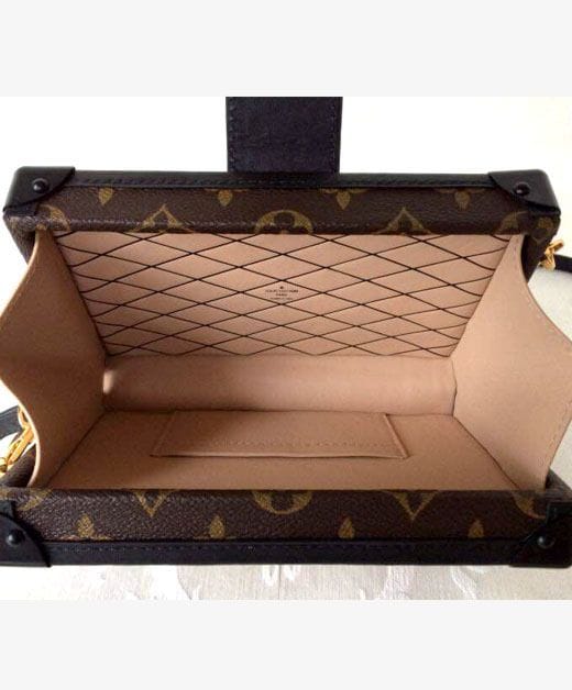 Louis Vuitton Monogram Petite Malle w Tags M50013 Brown - Image 3