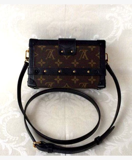 Louis Vuitton Monogram Petite Malle w Tags M50013 Brown - Image 2