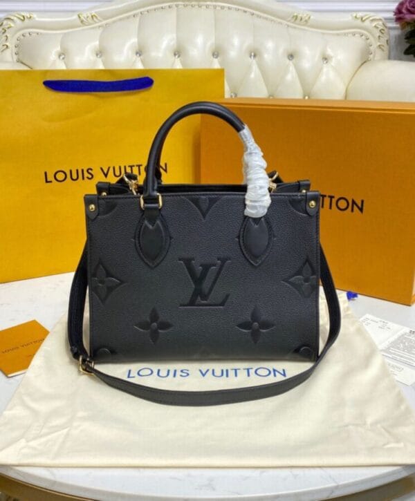 Louis Vuitton Onthego PM Tote Bag M45653 Black - Image 4
