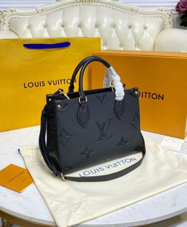 Louis Vuitton Onthego PM Tote Bag M45653 Black - Image 3