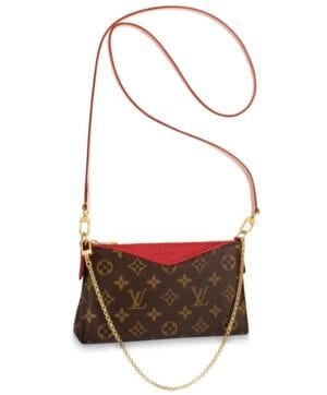 Louis Vuitton Pallas Clutch M41638 Red