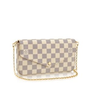 Louis Vuitton Pochette Felicie N63106 White