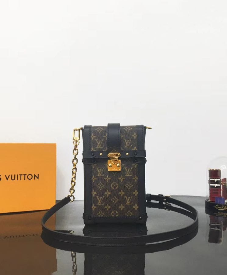 Louis Vuitton Pochette Trunk Verticale M63913 Brown - Image 4