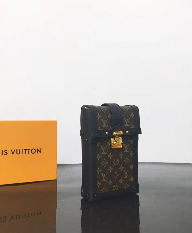 Louis Vuitton Pochette Trunk Verticale M63913 Brown - Image 3