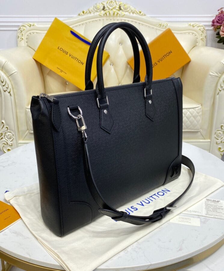 Louis Vuitton Slim Briefcase M30810 Black - Image 3