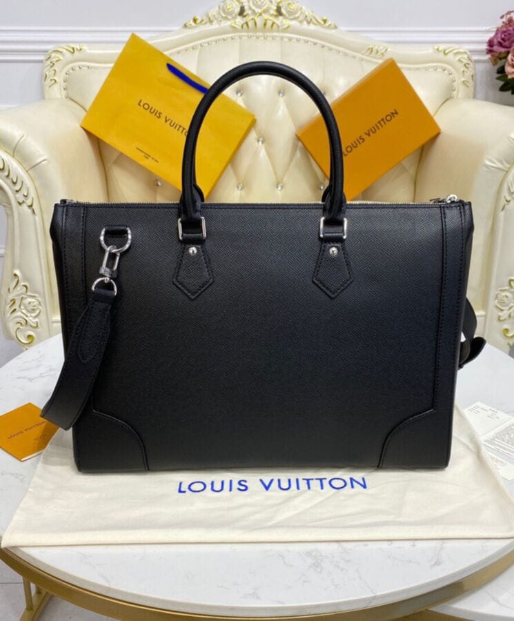 Louis Vuitton Slim Briefcase M30810 Black - Image 2