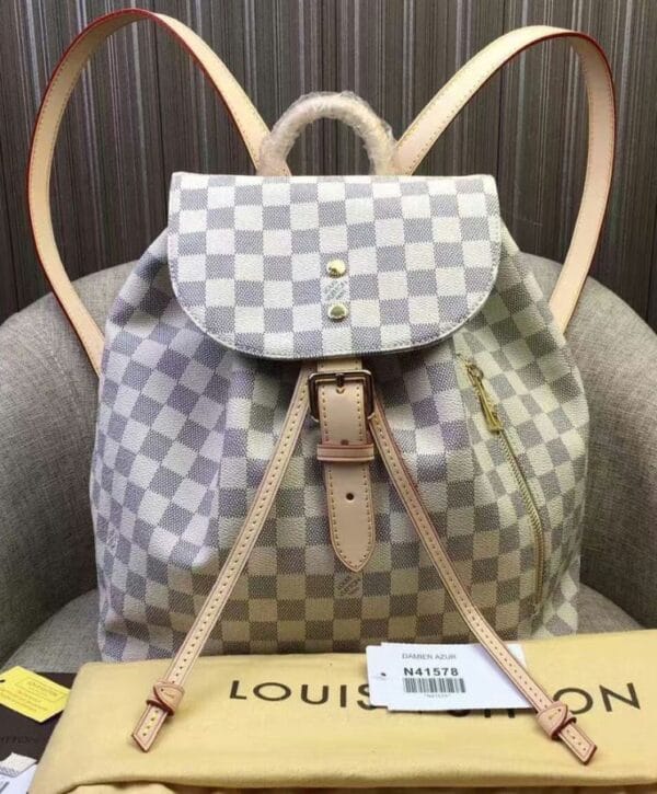 Louis Vuitton Sperone Backpack White M41578 - Image 4