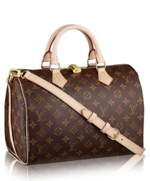 Louis Vuitton monogram speedy M40391 Brown