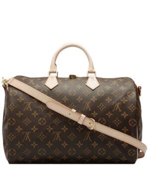 Louis Vuitton monogram speedy M40393 Brown